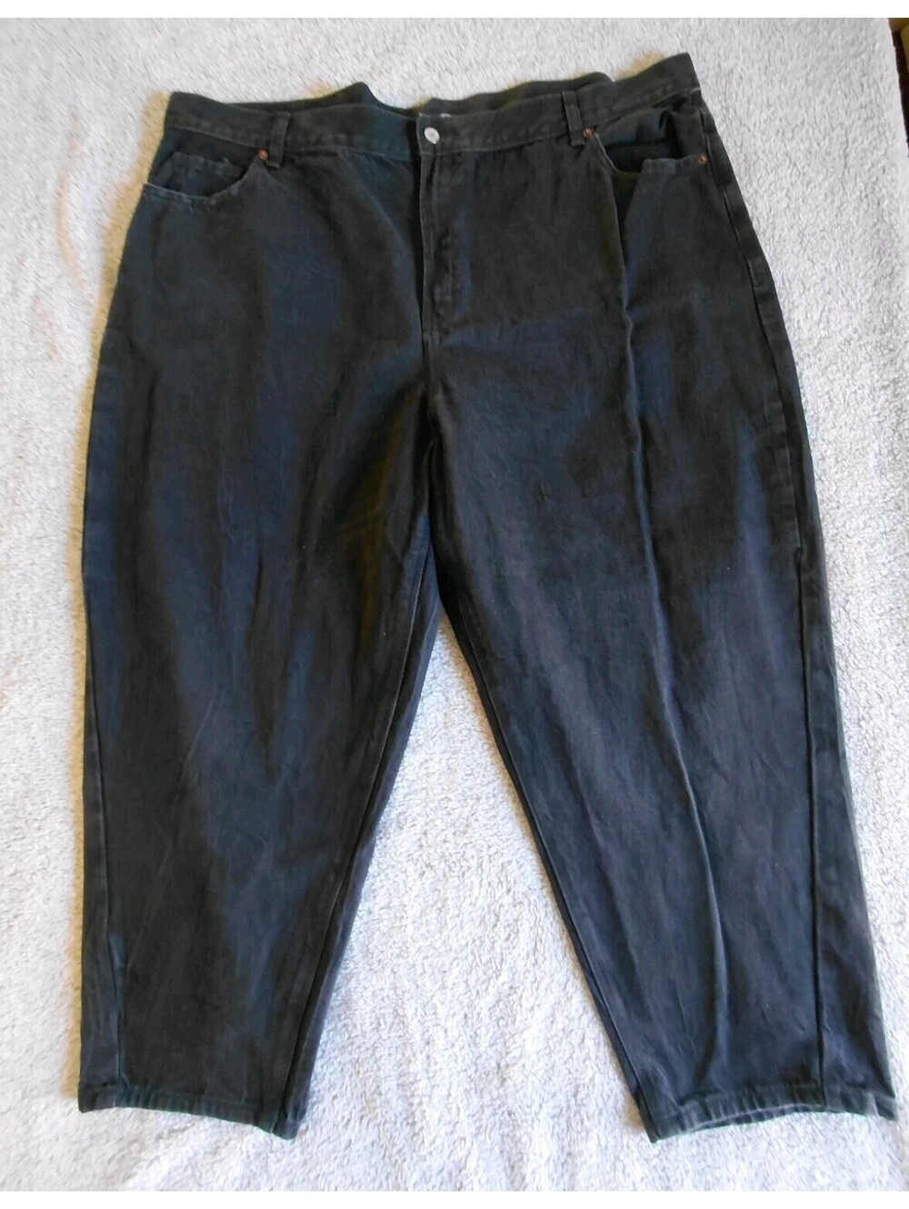 Old Navy Jeans Womens 24 Black Balloon Extra High-Rise Loose Taper Zelda